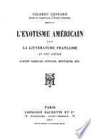 L'exotisme américain dans la littérature franc̦aise au XVIe siècle