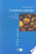 L'exotisme culinaire