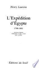 L'expédition d'Egypte