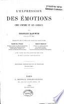 L'expression des émotions chez l'homme et les animaux