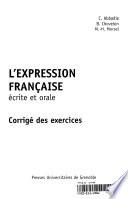 L'expression française écrite et orale