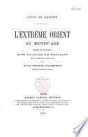 L'extrême Orient au moyen-âge