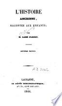 L'histoire ancienne racontée aux enfants