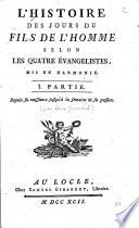 L'histoire des jours du Fils de l'homme
