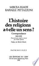 L'histoire des religions a-t-elle un sens?