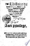L'Histoire du Preux Meuruin, filz de Oger le dannoys, lequel par sa prouesse conquist Hierusalem, Babilone, et plusieurs autres royaumes sur les infideles