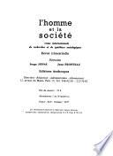 L'Homme et la société