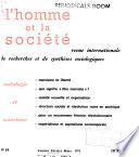 L'Homme et la société