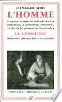 L'HOMME LA CONSCIENCE Par JEAN-MARIE SEDES