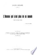 L'homme qui n'est plus de ce monde