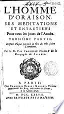 L'hommes d'oraison