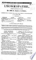 L' homoeopathie