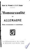 L'Homosexualite en Allemagne