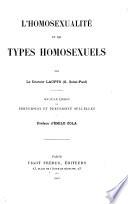 L'homosexualité et les types homosexuels