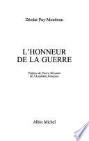 L'honneur de la guerre