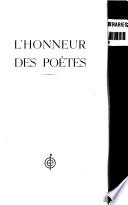 L'Honneur des poètes