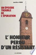L'honneur perdu d'un Résistant