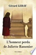 L'Honneur perdu de Juliette Rassenier