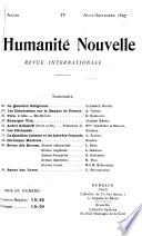 L'Humanité nouvelle