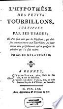 L' hypothèse des petits Tourbillons