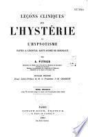 L' Hystérie et l'Hypnotisme