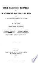 L'idéal de justice et de bonheur et la vie primitive des peuples du Nord dans la littérature grecque et latine