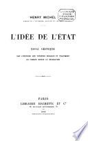 L'idée de l'état