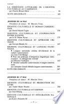 L'identité culturelle camerounaise