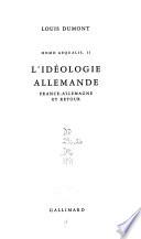 L'idéologie allemande