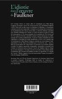 L'idiotie dans l'œuvre de Faulkner