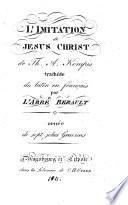 L'Imitation de Jésus-Christ de Th. A. [sic] Kempis traduite du latin en français par l'abbé Berault, ornée de sept jolies gravures