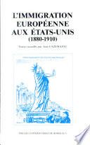 L'Immigration européenne aux Etats-Unis