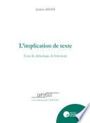 L' Implication de texte