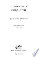 L'impossible code civil