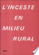 L'Inceste En Milieu Rural