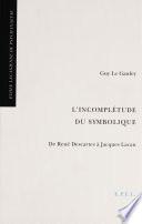L'incomplétude du symbolique