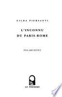 L'inconnu du Paris-Rome