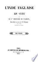 L'Inde anglaise en 1843