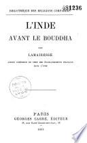 L'Inde avant le Bouddha