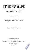L'Inde française au XVIIIe siècle
