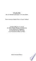 L'indicible dans les littératures fantastique et de science-fiction