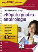 L'indispensable en stage d'hépato-gastro-entérologie