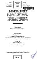 L'individualisation du droit du travail