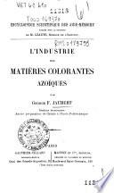L'industrie des matières colorantes azoïques