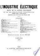 L'Industrie électrique