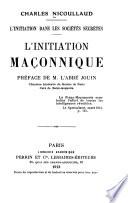 L'initiation dans les sociétés secrètes