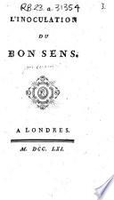 L'inoculation du bon sens