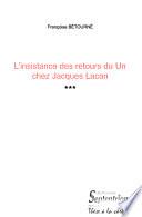 L'insistance des retours du un chez Jacques Lacan