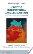 L'Institut international Jacques Maritain