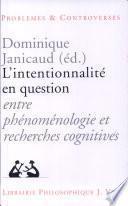 L'intentionnalité en question